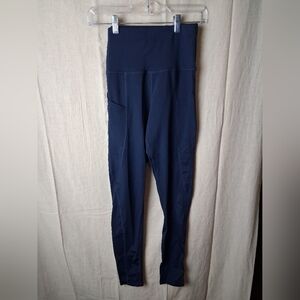Navy High-Waisted Sportswear Leggings Small